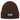 Aus dem Weg, die Bar wartet – Rippstrick-Beanie in Braun, Ansicht 1 #farbe_braun