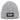 Aus dem Weg, die Bar wartet – Rippstrick-Beanie in Grau meliert, Ansicht 1 #farbe_grau-meliert