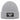 Aus dem Weg, ich muss in den Stall – Rippstrick-Beanie in Grau meliert, Ansicht 1 #farbe_grau-meliert