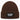Aus dem Weg, mein Hund wartet – Rippstrick-Beanie in Braun, Ansicht 1 #farbe_braun