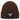 Aus dem Weg, ich gehe Gassi – Rippstrick-Beanie in Braun, Ansicht 1 #farbe_braun