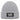 Aus dem Weg, ich muss zu meinen Alpakas – Rippstrick-Beanie in Grau meliert, Ansicht 1 #farbe_grau-meliert