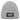 Aus dem Weg, die Fische warten – Rippstrick-Beanie in Grau meliert, Ansicht 1 #farbe_grau-meliert