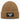 Aus dem Weg, ich muss zur Jagd – Rippstrick-Beanie in Karamell, Ansicht 1 #farbe_karamell
