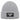 Aus dem Weg, ich muss auf den Hof – Rippstrick-Beanie in Grau meliert, Ansicht 1 #farbe_grau-meliert