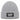 Aus dem Weg, ich muss zum Handball – Rippstrick-Beanie in Grau meliert, Ansicht 1 #farbe_grau-meliert