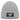 Aus dem Weg, ich muss zum Dart – Rippstrick-Beanie in Grau meliert, Ansicht 1 #farbe_grau-meliert