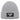 Aus dem Weg, ich muss ins Gym – Rippstrick-Beanie in Grau meliert, Ansicht 1 #farbe_grau-meliert