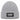 Aus dem Weg, ich gehe Motorrad fahren – Rippstrick-Beanie in Grau meliert, Ansicht 1 #farbe_grau-meliert