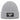 Aus dem Weg, ich muss ins Bett – Rippstrick-Beanie in Grau meliert, Ansicht 1 #farbe_grau-meliert