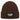 Aus dem Weg, ich muss schneeschippen – Rippstrick-Beanie in Braun, Ansicht 1 #farbe_braun