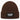 Aus dem Weg, ich muss zur Weihnachtsfeier – Rippstrick-Beanie in Braun, Ansicht 1 #farbe_braun