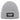 Aus dem Weg, ich brauche gebrannte Mandeln – Rippstrick-Beanie in Grau meliert, Ansicht 1 #farbe_grau-meliert
