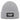 Aus dem Weg, ich brauche Feuerzangenbowle – Rippstrick-Beanie in Grau meliert, Ansicht 1 #farbe_grau-meliert
