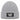 Aus dem Weg, ich brauche Pommes – Rippstrick-Beanie in Grau meliert, Ansicht 1 #farbe_grau-meliert