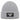 Aus dem Weg, ich gehe auf Tour – Rippstrick-Beanie in Grau meliert, Ansicht 1 #farbe_grau-meliert