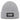 Aus dem Weg, ich gehe Kajak fahren – Rippstrick-Beanie in Grau meliert, Ansicht 1 #farbe_grau-meliert