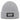 Aus dem Weg, ich muss zum Reitplatz – Rippstrick-Beanie in Grau meliert, Ansicht 1 #farbe_grau-meliert