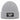 Aus dem Weg, ich muss zur Ernte – Rippstrick-Beanie in Grau meliert, Ansicht 1 #farbe_grau-meliert