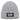 Aus dem Weg, ich muss zum Eislaufen – Rippstrick-Beanie in Grau meliert, Ansicht 1 #farbe_grau-meliert