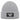 Aus dem Weg, ich muss zum Tennis – Rippstrick-Beanie in Grau meliert, Ansicht 1 #farbe_grau-meliert