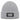 Aus dem Weg, ich gehe zum Badminton – Rippstrick-Beanie in Grau meliert, Ansicht 1 #farbe_grau-meliert