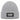 Aus dem Weg, ich muss zur Buchhandlung – Rippstrick-Beanie in Grau meliert, Ansicht 1 #farbe_grau-meliert