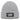 Aus dem Weg, ich brauche Wochenende – Rippstrick-Beanie in Grau meliert, Ansicht 1 #farbe_grau-meliert