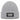 Aus dem Weg, ich habe Feierabend – Rippstrick-Beanie in Grau meliert, Ansicht 1 #farbe_grau-meliert