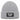 Mir reicht’s, ich gehe angeln – Rippstrick-Beanie in Grau meliert, Ansicht 1 #farbe_grau-meliert