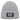 Mir reicht’s, ich brauche Bergluft – Rippstrick-Beanie in Grau meliert, Ansicht 1 #farbe_grau-meliert