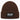 Mir reicht’s, ich gehe Blumen gießen – Rippstrick-Beanie in Braun, Ansicht 1 #farbe_braun