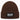 Mir reicht’s, ich hol mir eine Bratwurst – Rippstrick-Beanie in Braun, Ansicht 1 #farbe_braun