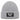 Mir reicht’s, ich gehe zum Derby – Rippstrick-Beanie in Grau meliert, Ansicht 1 #farbe_grau-meliert