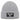 Mir reicht’s, ich gehe zum Esel – Rippstrick-Beanie in Grau meliert, Ansicht 1 #farbe_grau-meliert