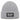 Mir reicht’s, ich mach Feierabend – Rippstrick-Beanie in Grau meliert, Ansicht 1 #farbe_grau-meliert