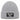 Mir reicht’s, ich gehe Gassi – Rippstrick-Beanie in Grau meliert, Ansicht 1 #farbe_grau-meliert