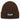 Mir reicht’s, ich brauche gebrannte Mandeln – Rippstrick-Beanie in Braun, Ansicht 1 #farbe_braun