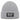 Mir reicht’s, ich gehe Golf spielen – Rippstrick-Beanie in Grau meliert, Ansicht 1 #farbe_grau-meliert