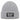 Mir reicht’s, ich gehe kacken – Rippstrick-Beanie in Grau meliert, Ansicht 1 #farbe_grau-meliert