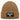 Mir reicht’s, ich gehe aufs Klo – Rippstrick-Beanie in Karamell, Ansicht 1 #farbe_karamell
