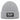Mir reicht’s, ich gehe ans Lagerfeuer – Rippstrick-Beanie in Grau meliert, Ansicht 1 #farbe_grau-meliert