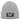 Mir reicht’s, ich gehe laufen – Rippstrick-Beanie in Grau meliert, Ansicht 1 #farbe_grau-meliert