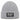 Mir reicht’s, ich gehe Rad fahren – Rippstrick-Beanie in Grau meliert, Ansicht 1 #farbe_grau-meliert