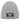 Mir reicht’s, ich gehe rodeln – Rippstrick-Beanie in Grau meliert, Ansicht 1 #farbe_grau-meliert