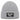 Mir reicht’s, ich brauche meine Ruhe – Rippstrick-Beanie in Grau meliert, Ansicht 1 #farbe_grau-meliert