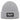 Mir reicht’s, ich gehe Schnitzel essen – Rippstrick-Beanie in Grau meliert, Ansicht 1 #farbe_grau-meliert