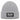 Mir reicht’s, ich brauche Stadionluft – Rippstrick-Beanie in Grau meliert, Ansicht 1 #farbe_grau-meliert