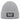 Mir reicht’s, ich brauche Stallluft – Rippstrick-Beanie in Grau meliert, Ansicht 1 #farbe_grau-meliert