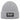 Mir reicht’s, ich gehe Tennis spielen – Rippstrick-Beanie in Grau meliert, Ansicht 1 #farbe_grau-meliert